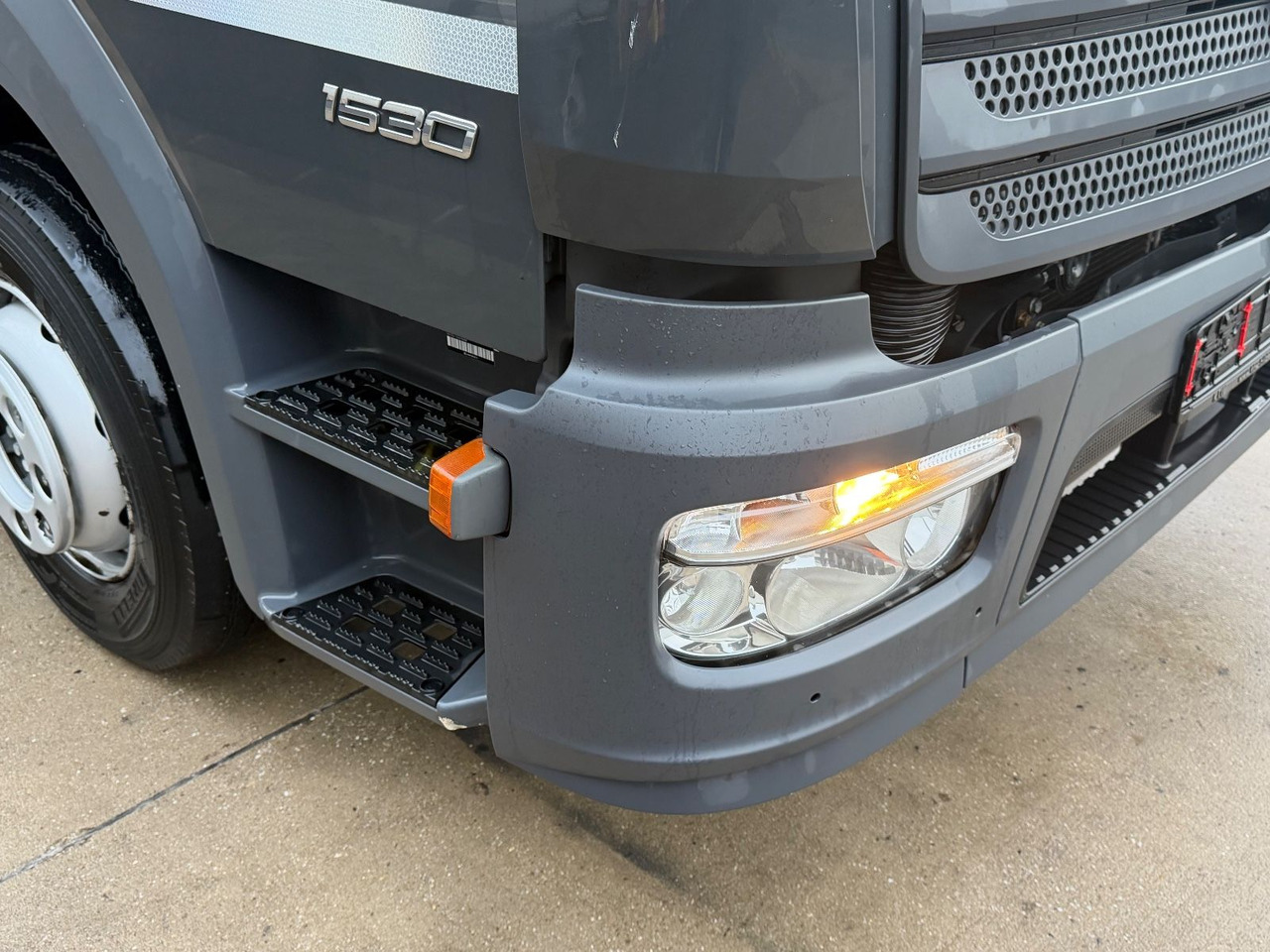 Camion à rideaux coulissants Mercedes-Benz Atego 1530 Pritsche/Plane, Palfinger Lbw, Edscha: photos 8