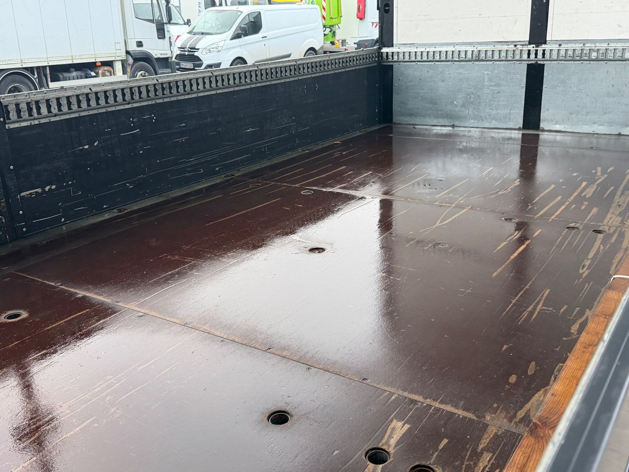 Camion à rideaux coulissants Mercedes-Benz Atego 1530 Pritsche/Plane, Palfinger Lbw, Edscha: photos 17