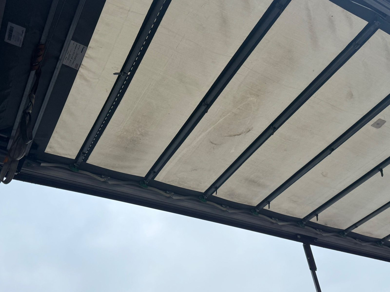 Camion à rideaux coulissants Mercedes-Benz Atego 1530 Pritsche/Plane, Palfinger Lbw, Edscha: photos 14