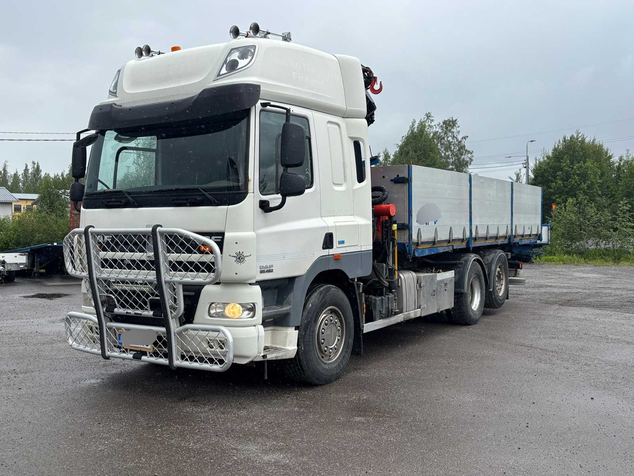 Truck DAF CF 85.460 FAN + Crane Palfinger PK 17000 - Camion plateau, Camion grue: photos 1 Truck DAF CF 85.460 FAN + Crane Palfinger PK 17000 - Camion plateau, Camion grue: photos 1