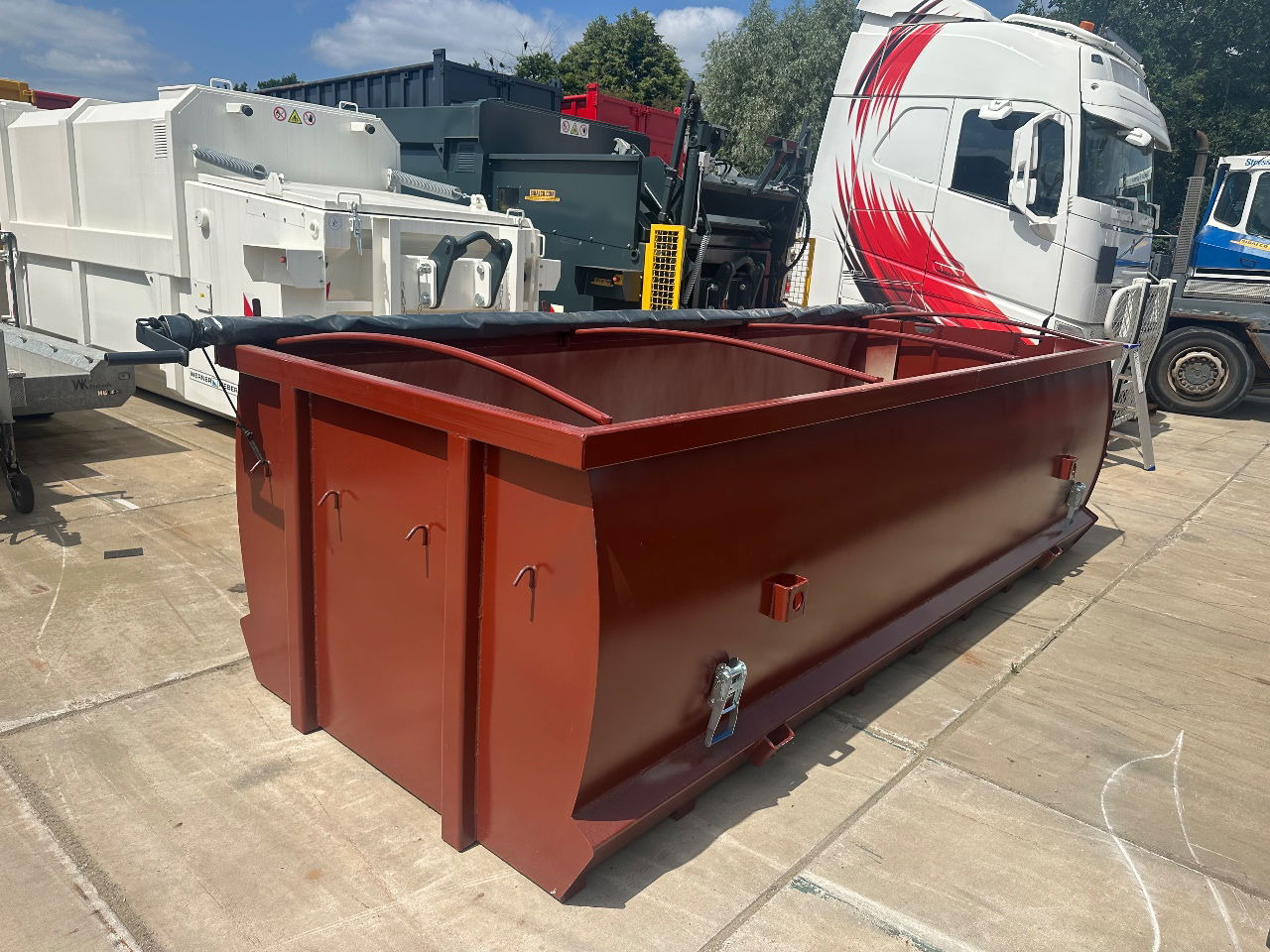 Carrosserie interchangeable/ Conteneur neuf Sidalco Paarden mest verzamel container 7m3: photos 6