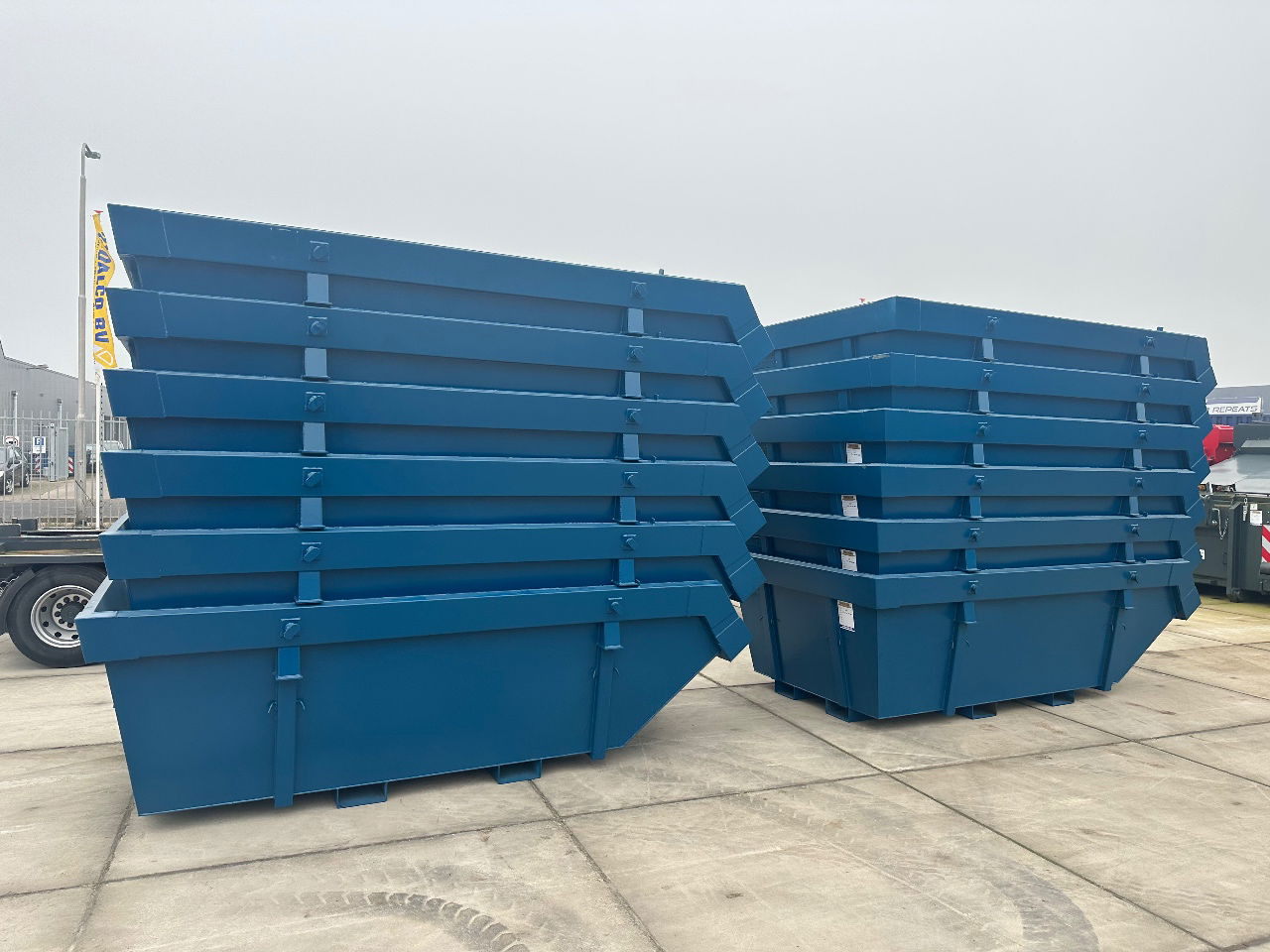 Sidalco 6m3 met heftruck lepel kokers - Benne à chaînes: photos 2 Sidalco 6m3 met heftruck lepel kokers - Benne à chaînes: photos 2