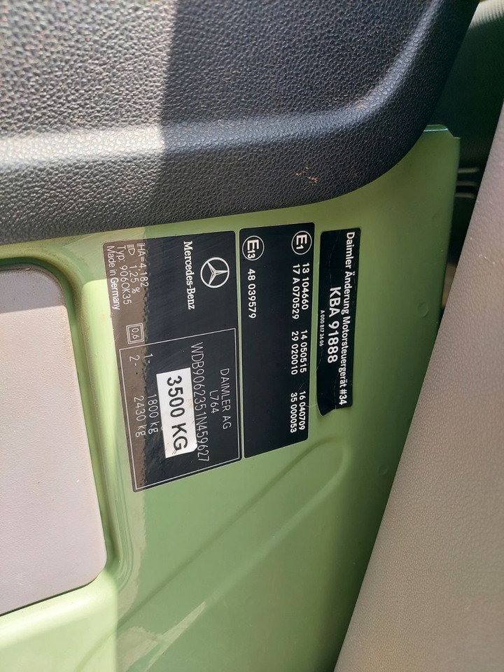 Utilitaire plateau baché, Utilitaire double cabine Mercedes-Benz Sprinter II Pritsche/DoKa 313 CDI KLIMA 7 SITZE: photos 24