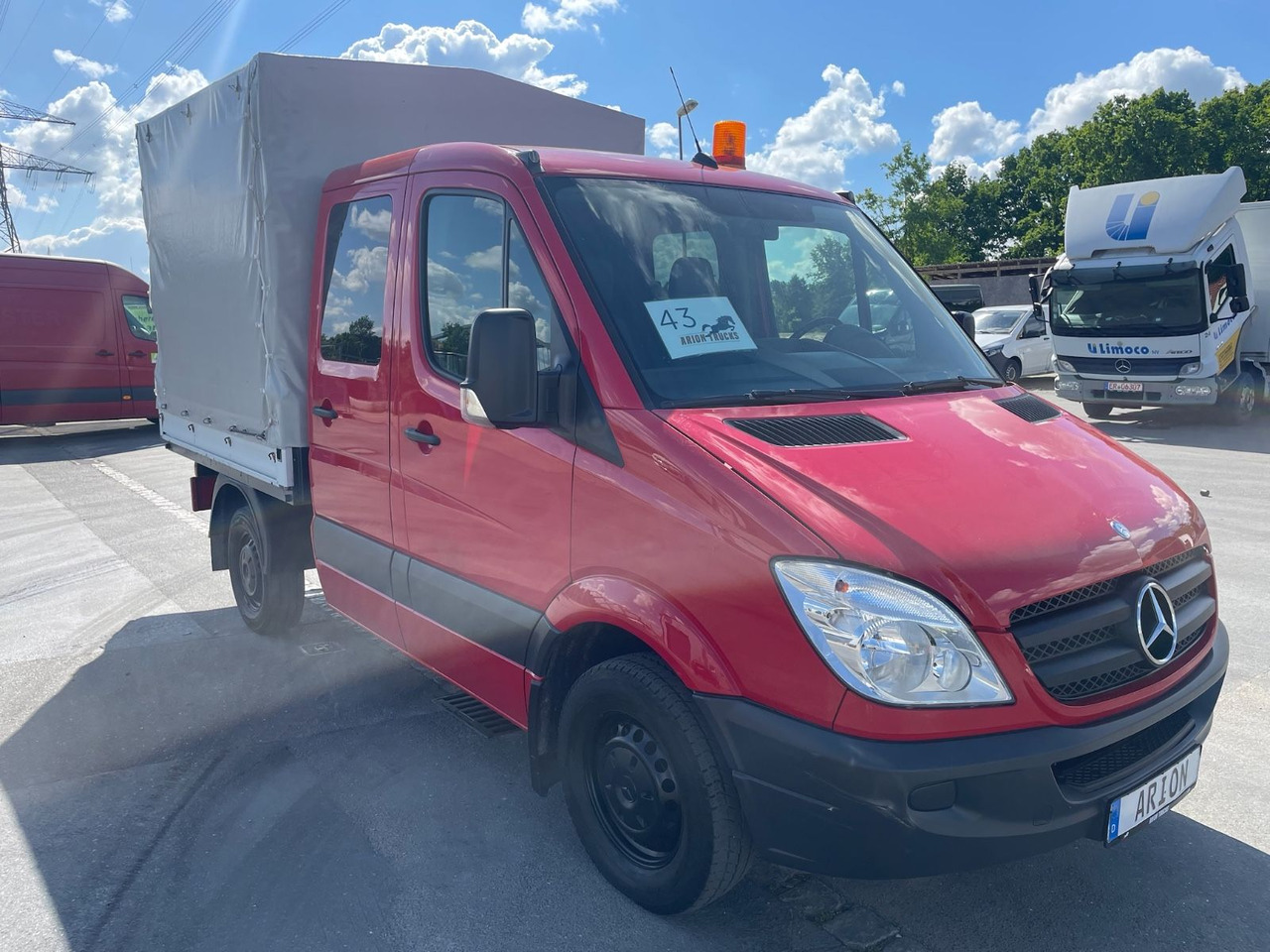 Mercedes-Benz Sprinter II 213 CDI Pritsche/DOKA/EU4/TÜV-05/27 - Utilitaire plateau baché, Utilitaire double cabine: photos 1 Mercedes-Benz Sprinter II 213 CDI Pritsche/DOKA/EU4/TÜV-05/27 - Utilitaire plateau baché, Utilitaire double cabine: photos 1