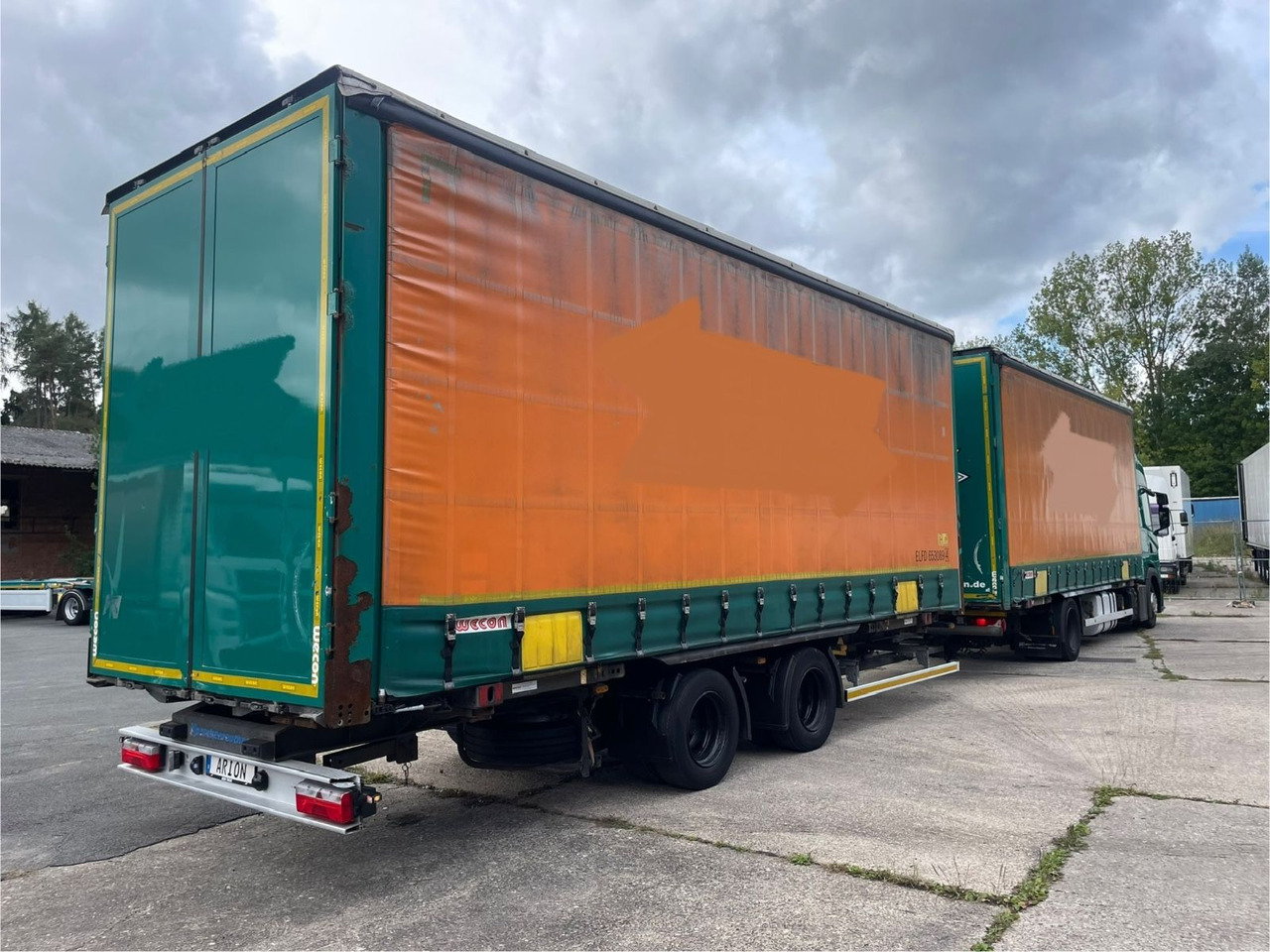 Scania G450 Pritsche+Plane/ANHÄNGER/KOTSCHENREUTHER - Camion à rideaux coulissants: photos 4 Scania G450 Pritsche+Plane/ANHÄNGER/KOTSCHENREUTHER - Camion à rideaux coulissants: photos 4