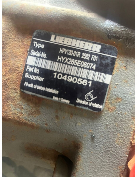 Liebherr R974B / R974 / R974 Li / A974B - Pompe hydraulique: photos 4 Liebherr R974B / R974 / R974 Li / A974B - Pompe hydraulique: photos 4