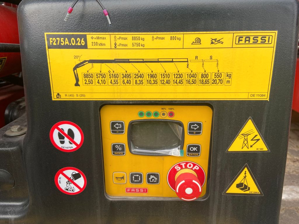 KRAN FASSI F275A.0.26 E- ACTIVE - Grue auxiliaire: photos 3 KRAN FASSI F275A.0.26 E- ACTIVE - Grue auxiliaire: photos 3
