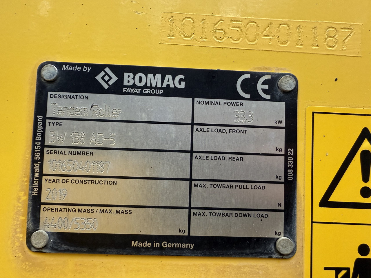 BOMAG BW138AD-5 - crédit-bail BOMAG BW138AD-5: photos 7