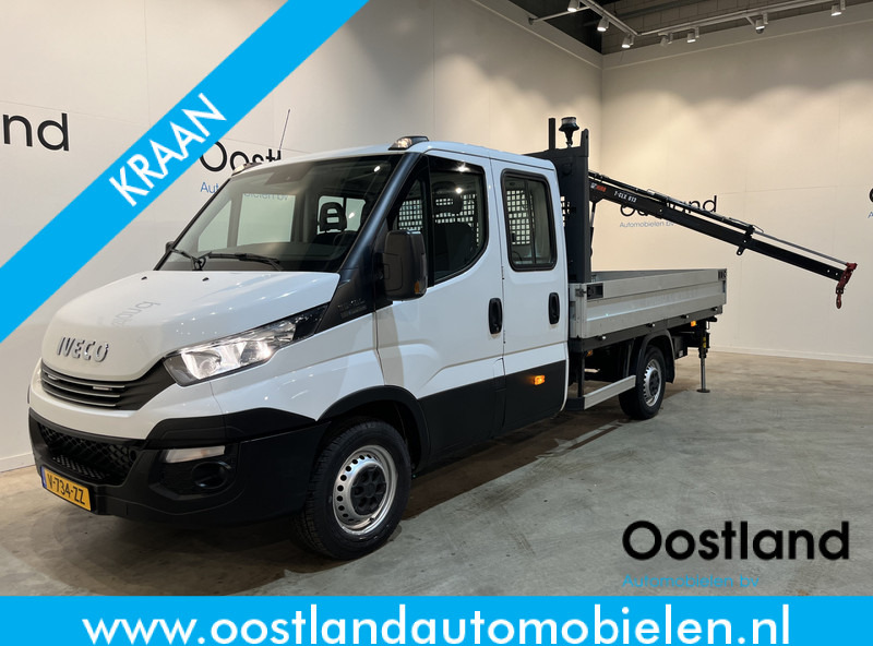 Iveco Daily 35S18D 3.0 375 Automaat Open Laadbak / Hiab Kraan / Euro 6 / Trekhaak 3500 KG / Airco / Camera / Navigatie / 3-Zits / 67.000 KM !! - Fourgon plateau: photos 1 Iveco Daily 35S18D 3.0 375 Automaat Open Laadbak / Hiab Kraan / Euro 6 / Trekhaak 3500 KG / Airco / Camera / Navigatie / 3-Zits / 67.000 KM !! - Fourgon plateau: photos 1