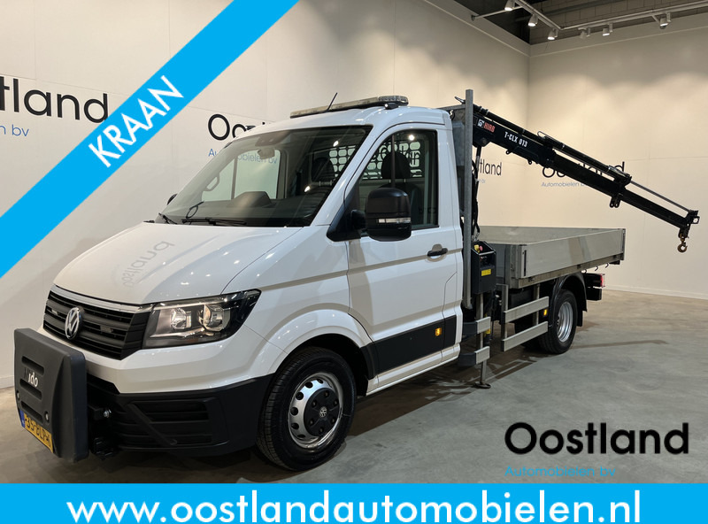 Volkswagen Crafter Crafter 50 TDI 180 PK Open Laadbak / Hiab Kraan / Euro 6 / Airco / Trekhaak 3500 KG / Cruise Control / CarPlay / 51.000 KM !! C-Rijbewijs !! - Fourgon plateau, Camion grue: photos 1 Volkswagen Crafter Crafter 50 TDI 180 PK Open Laadbak / Hiab Kraan / Euro 6 / Airco / Trekhaak 3500 KG / Cruise Control / CarPlay / 51.000 KM !! C-Rijbewijs !! - Fourgon plateau, Camion grue: photos 1