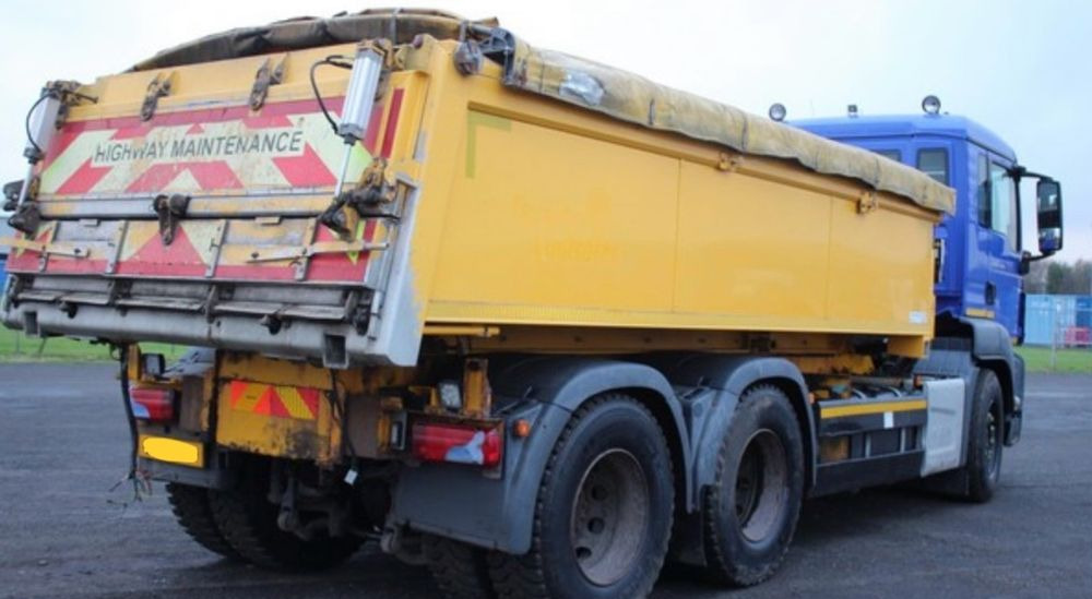 Camion benne MAN Tgs 26.360 6x4 wywrotka piaskarka pług e6 euro6: photos 8
