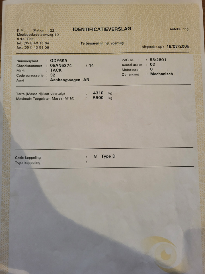 Remorque châssis tack: photos 8