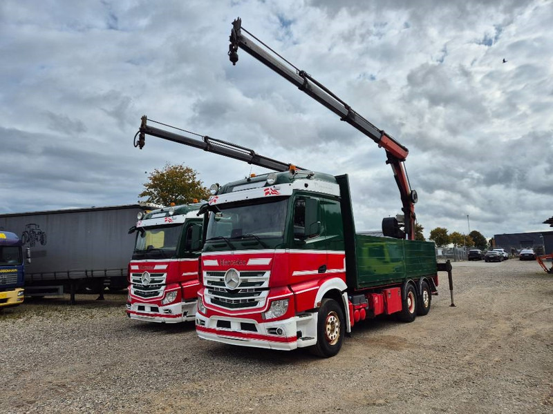 Mercedes-Benz Actros 2551/6x2 // Palfinger 16002 B // 2 x trucks - Camion grue: photos 4 Mercedes-Benz Actros 2551/6x2 // Palfinger 16002 B // 2 x trucks - Camion grue: photos 4