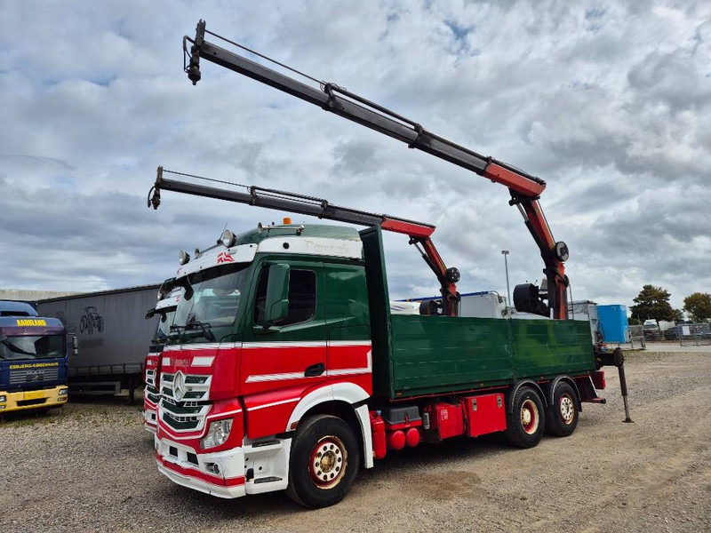 Mercedes-Benz Actros 2551/6x2 // Palfinger 16002 B // 2 x trucks - Camion grue: photos 5 Mercedes-Benz Actros 2551/6x2 // Palfinger 16002 B // 2 x trucks - Camion grue: photos 5