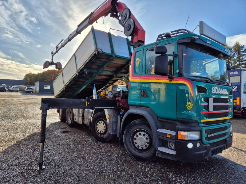 Scania G 490 8x2/6 // HMF 2620 K-5 // Pendellad - Camion grue: photos 3 Scania G 490 8x2/6 // HMF 2620 K-5 // Pendellad - Camion grue: photos 3