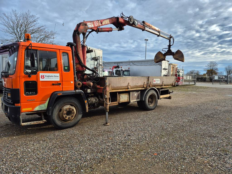 Volvo FL 614 // HMF1065 K2 grab/Rotor // Steelsupension - Camion grue: photos 1 Volvo FL 614 // HMF1065 K2 grab/Rotor // Steelsupension - Camion grue: photos 1
