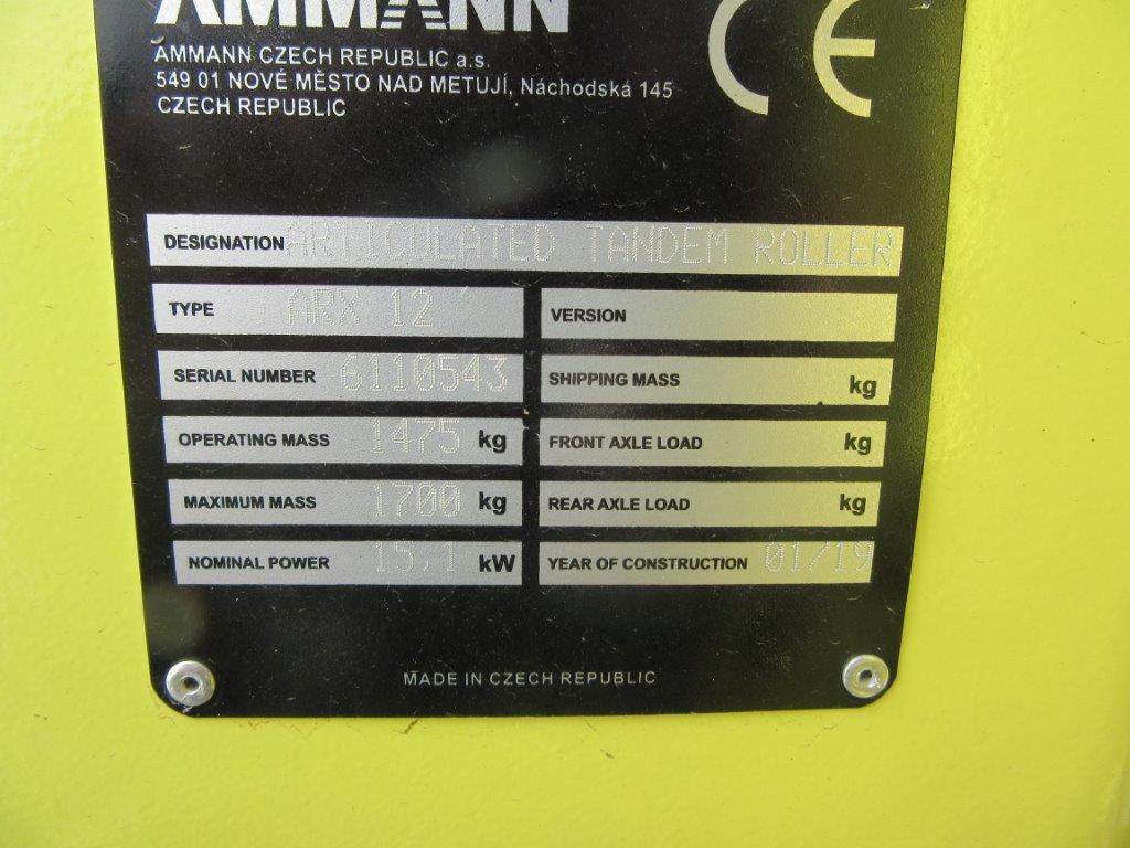 Compacteur neuf AMMANN ARX12: photos 7