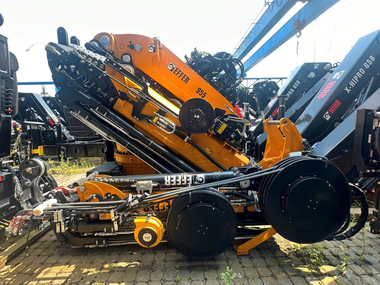 Effer-Ladekran 955-8s + Jib 6s - Camion grue: photos 1 Effer-Ladekran 955-8s + Jib 6s - Camion grue: photos 1
