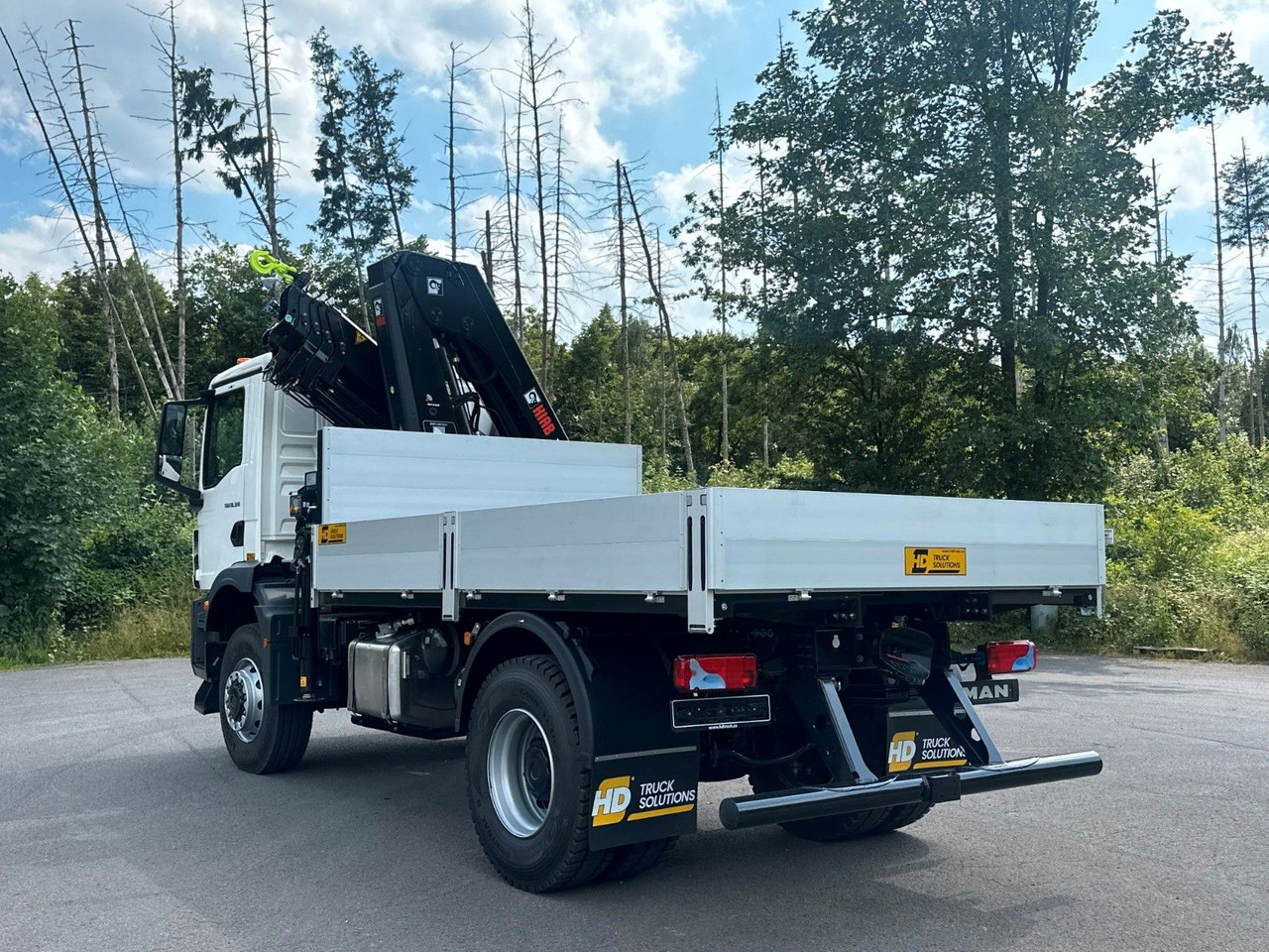 Camion grue MAN TGM 18.320 4x4 Euro 6e Pritsche Hiab 228-4 Kran: photos 9