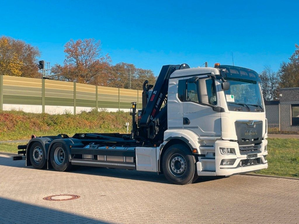 MAN TGS 26.470 6x2 Abrollkipper + Kran Hiab 228-6 - crédit-bail MAN TGS 26.470 6x2 Abrollkipper + Kran Hiab 228-6: photos 14