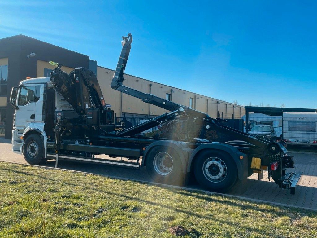 MAN TGS 26.470 6x2 Abrollkipper + Kran Hiab 228-6 - crédit-bail MAN TGS 26.470 6x2 Abrollkipper + Kran Hiab 228-6: photos 15