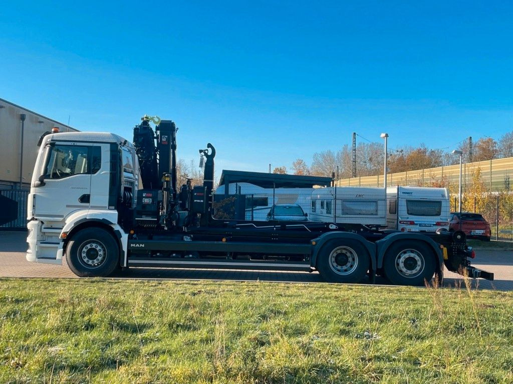 MAN TGS 26.470 6x2 Abrollkipper + Kran Hiab 228-6 - crédit-bail MAN TGS 26.470 6x2 Abrollkipper + Kran Hiab 228-6: photos 10