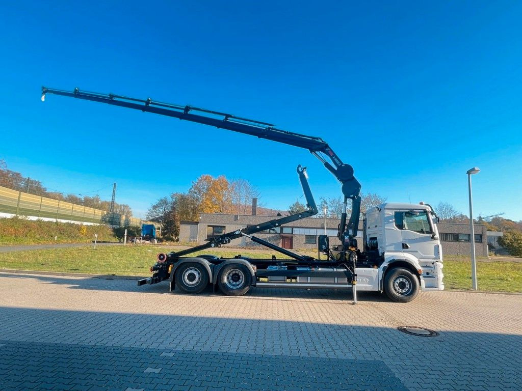 MAN TGS 26.470 6x2 Abrollkipper + Kran Hiab 228-6 - crédit-bail MAN TGS 26.470 6x2 Abrollkipper + Kran Hiab 228-6: photos 6