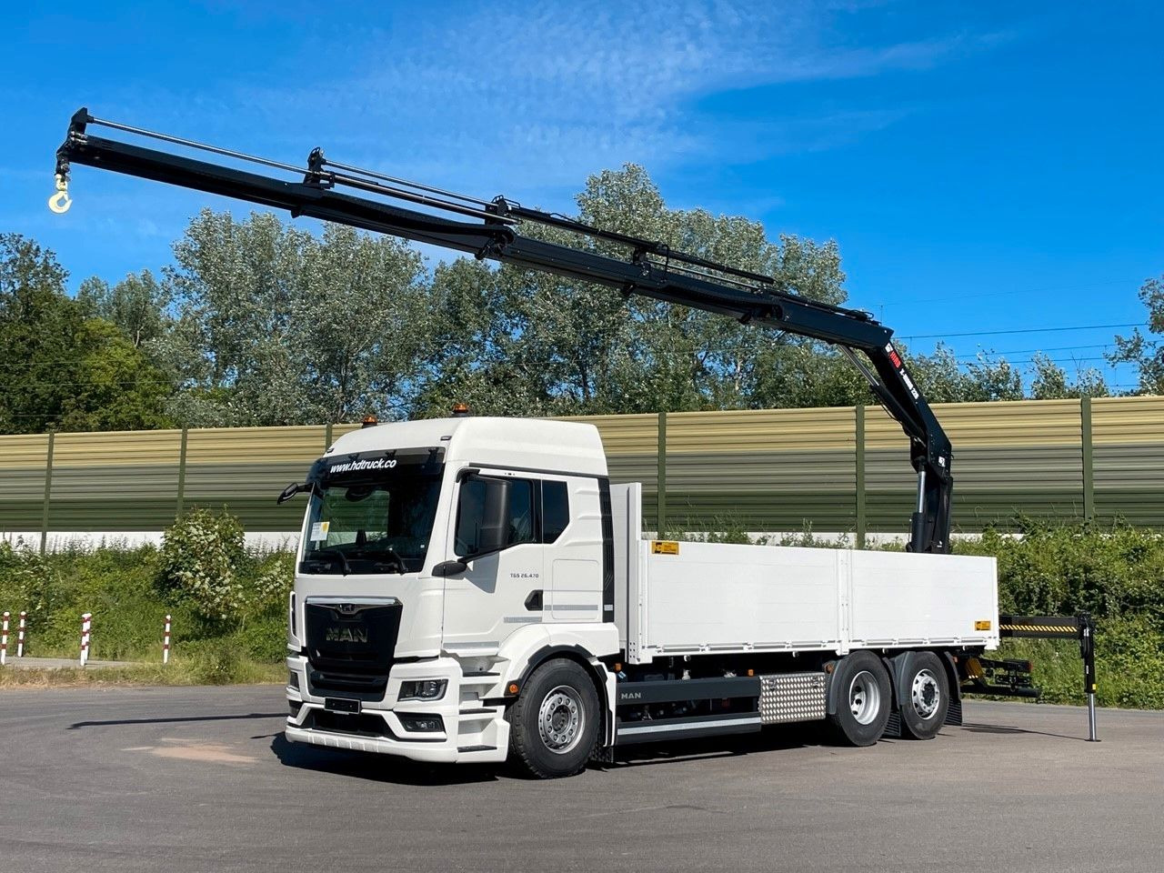 MAN TGS 26.480 6X2 Euro6 Retarder HIAB 228 - 4 - Camion plateau, Camion grue: photos 1 MAN TGS 26.480 6X2 Euro6 Retarder HIAB 228 - 4 - Camion plateau, Camion grue: photos 1