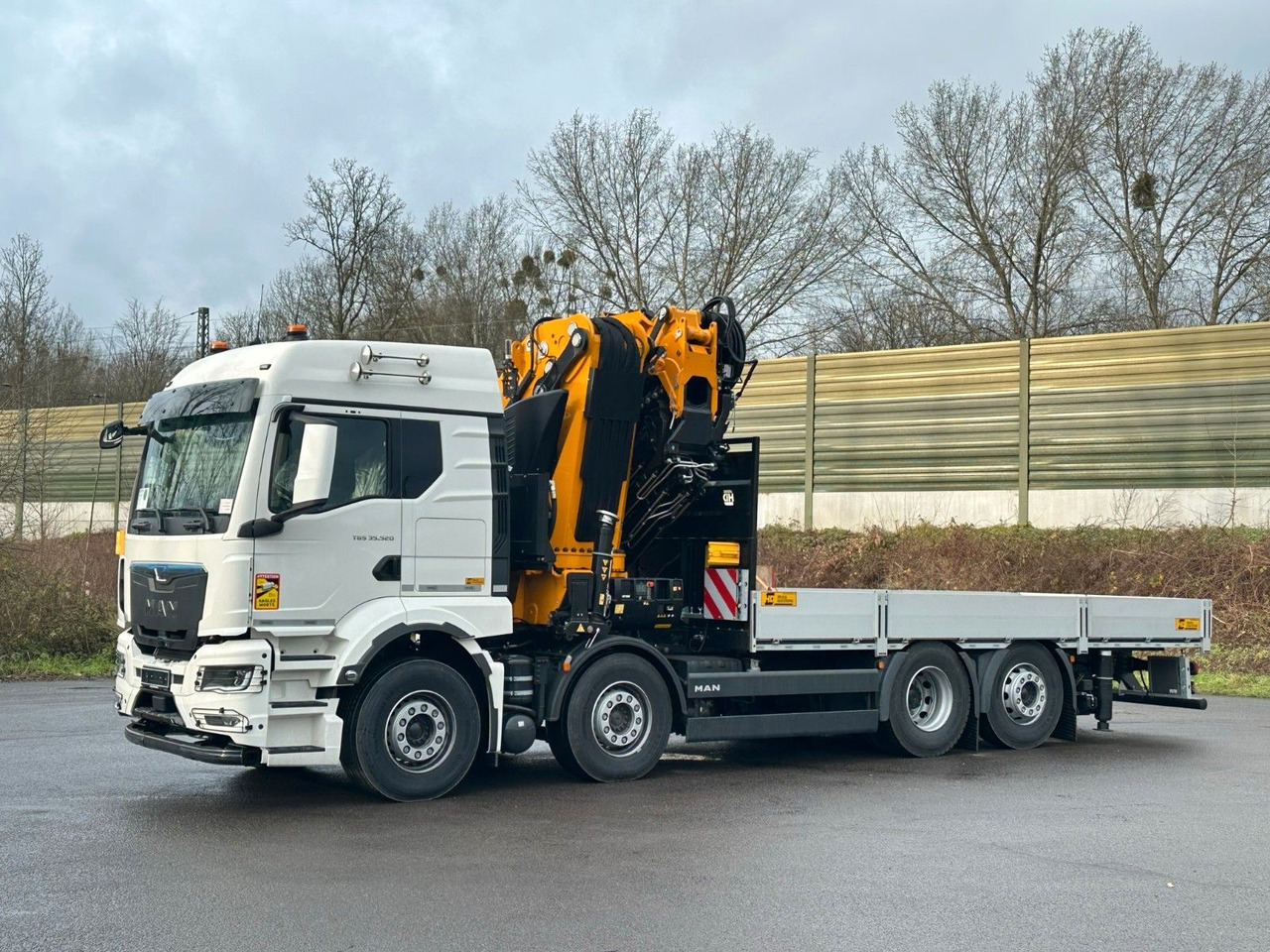 MAN TGS 35.520 8X2 Hiab EFFER 955-8s +Jib 6s - Camion plateau, Camion grue: photos 4 MAN TGS 35.520 8X2 Hiab EFFER 955-8s +Jib 6s - Camion plateau, Camion grue: photos 4