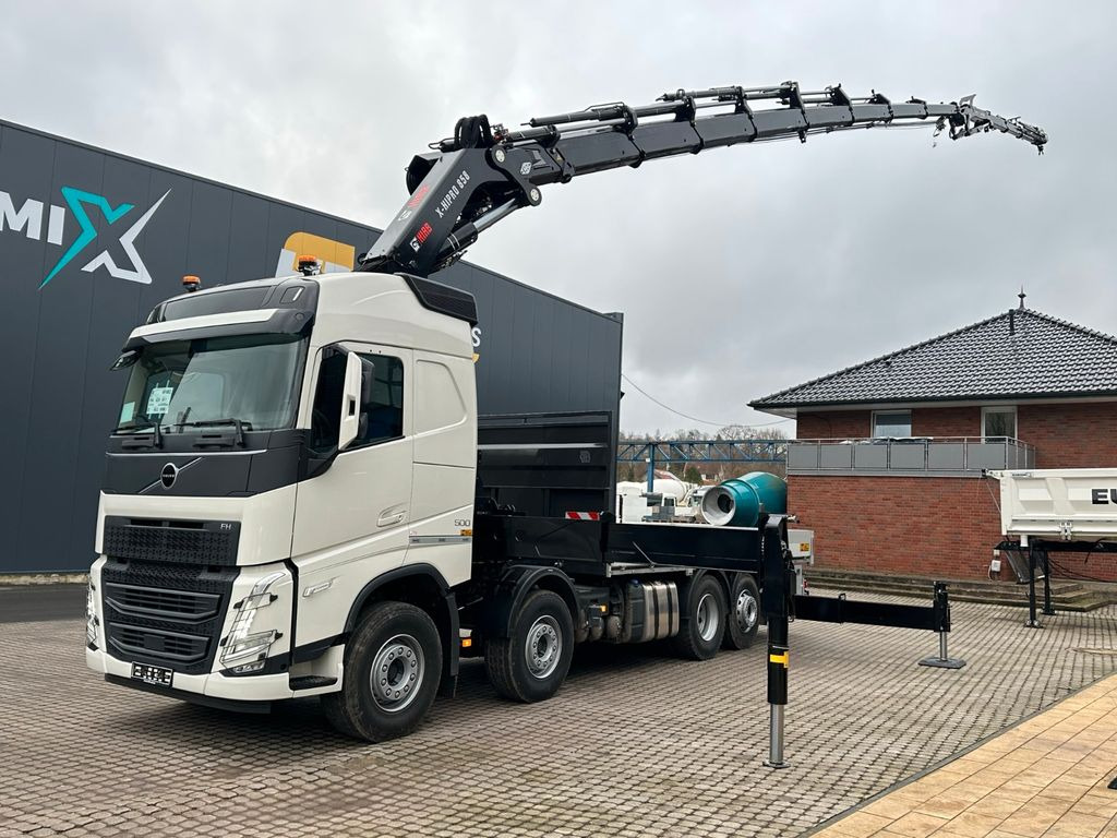Volvo FH500 8X4 Kran HIAB X-HiPro858E-8 & Jib150x-6 - Camion grue, Camion plateau: photos 5 Volvo FH500 8X4 Kran HIAB X-HiPro858E-8 & Jib150x-6 - Camion grue, Camion plateau: photos 5