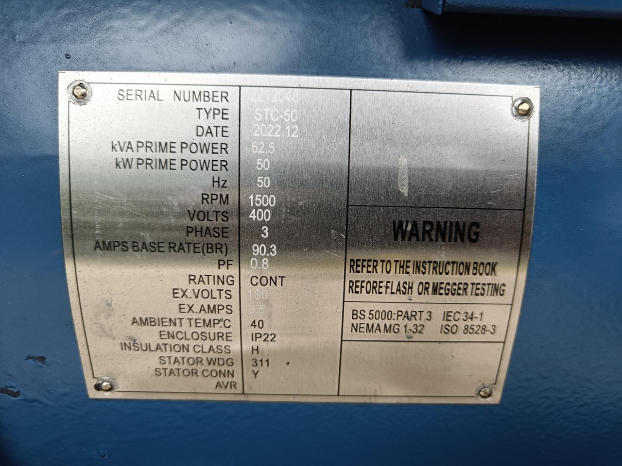 Groupe électrogène Stahltech 70kVA Diesel Generator Nieuw: photos 11