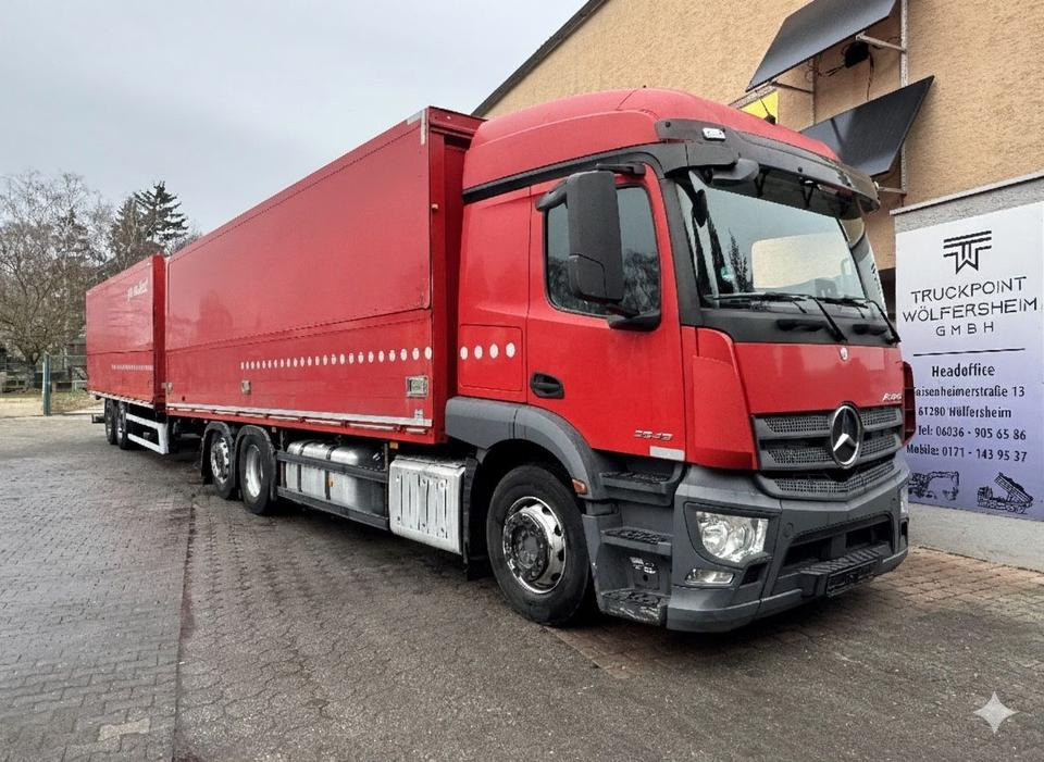 Mercedes-Benz Actros2543/Retarder/Lenk-Lift/2xAHK/Top-Zustand! - Camion fourgon: photos 1 Mercedes-Benz Actros2543/Retarder/Lenk-Lift/2xAHK/Top-Zustand! - Camion fourgon: photos 1