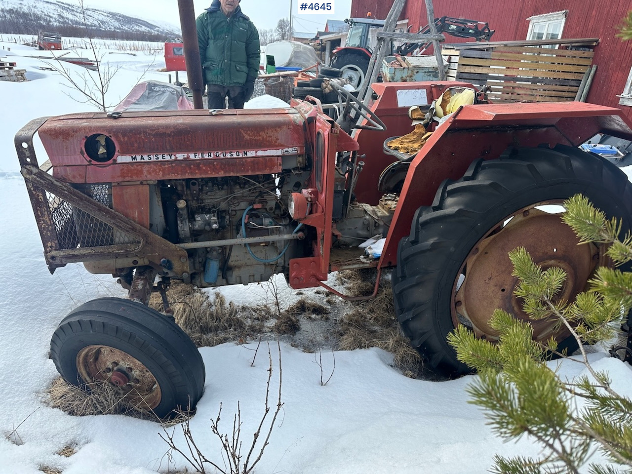 1972 Massey-Ferguson 165 w/ Cabin. - Tracteur agricole: photos 3 1972 Massey-Ferguson 165 w/ Cabin. - Tracteur agricole: photos 3