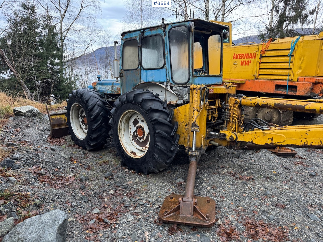 1976 Ford County 854T Super 4 w/ Hymas excavator attachment. - Tracteur agricole: photos 4 1976 Ford County 854T Super 4 w/ Hymas excavator attachment. - Tracteur agricole: photos 4