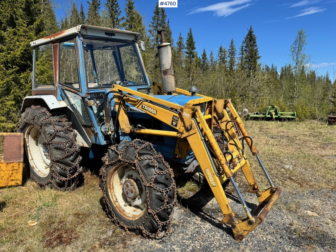 1978 Ford 6600 4x4 w/ Front Loader, Bucket, Twin Wheels and Winch. - Tracteur agricole: photos 5 1978 Ford 6600 4x4 w/ Front Loader, Bucket, Twin Wheels and Winch. - Tracteur agricole: photos 5