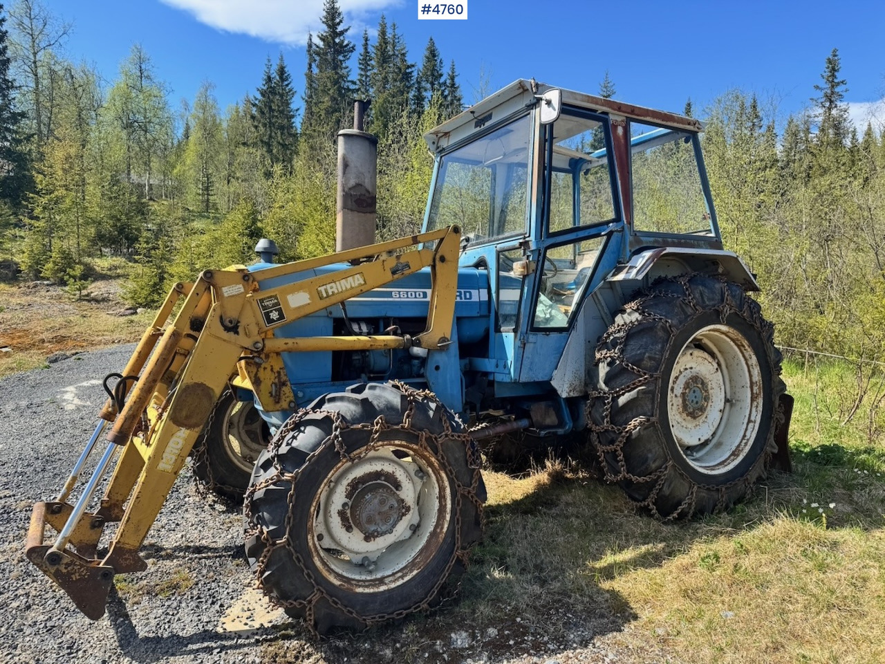 1978 Ford 6600 4x4 w/ Front Loader, Bucket, Twin Wheels and Winch. - Tracteur agricole: photos 3 1978 Ford 6600 4x4 w/ Front Loader, Bucket, Twin Wheels and Winch. - Tracteur agricole: photos 3