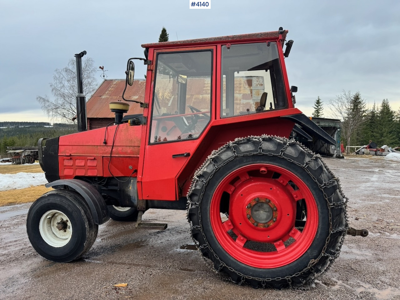 1985 Valmet 4x2 w/ Brackets. - Tracteur agricole: photos 3 1985 Valmet 4x2 w/ Brackets. - Tracteur agricole: photos 3