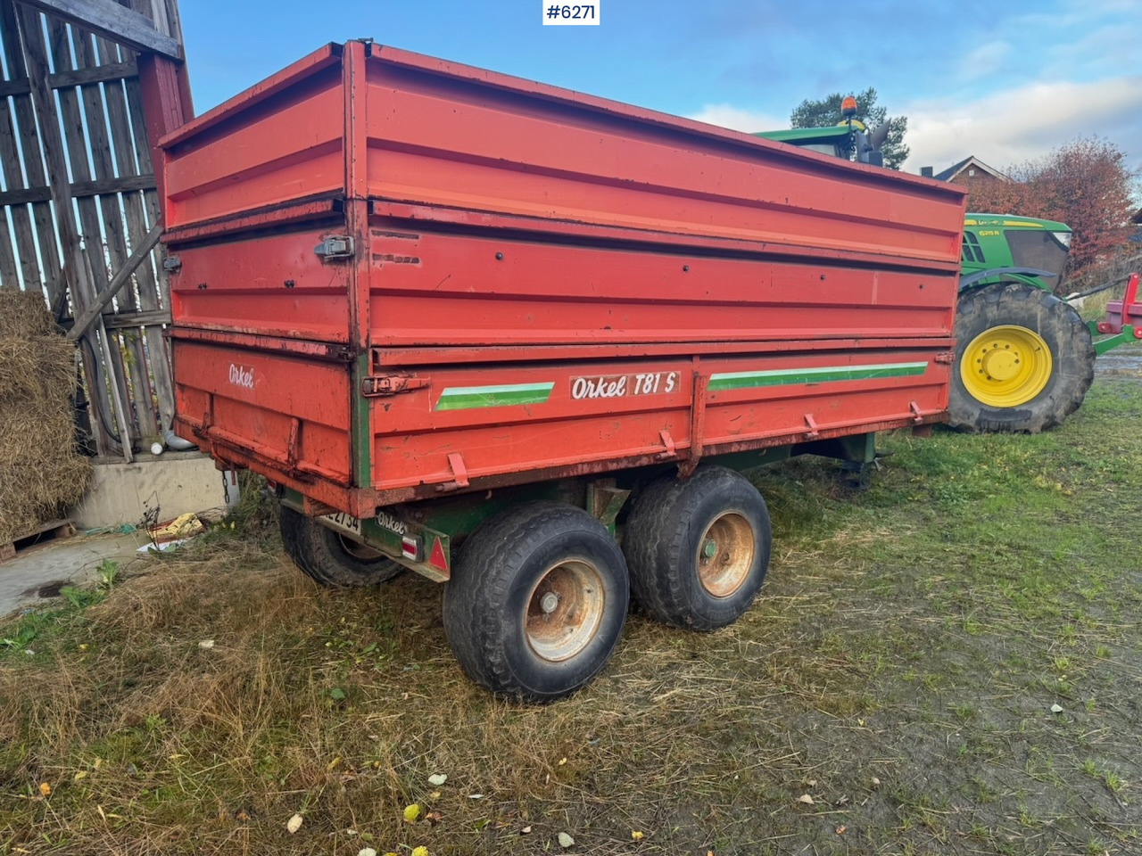 1991 Orkel T81 S - Remorque agricole: photos 3 1991 Orkel T81 S - Remorque agricole: photos 3