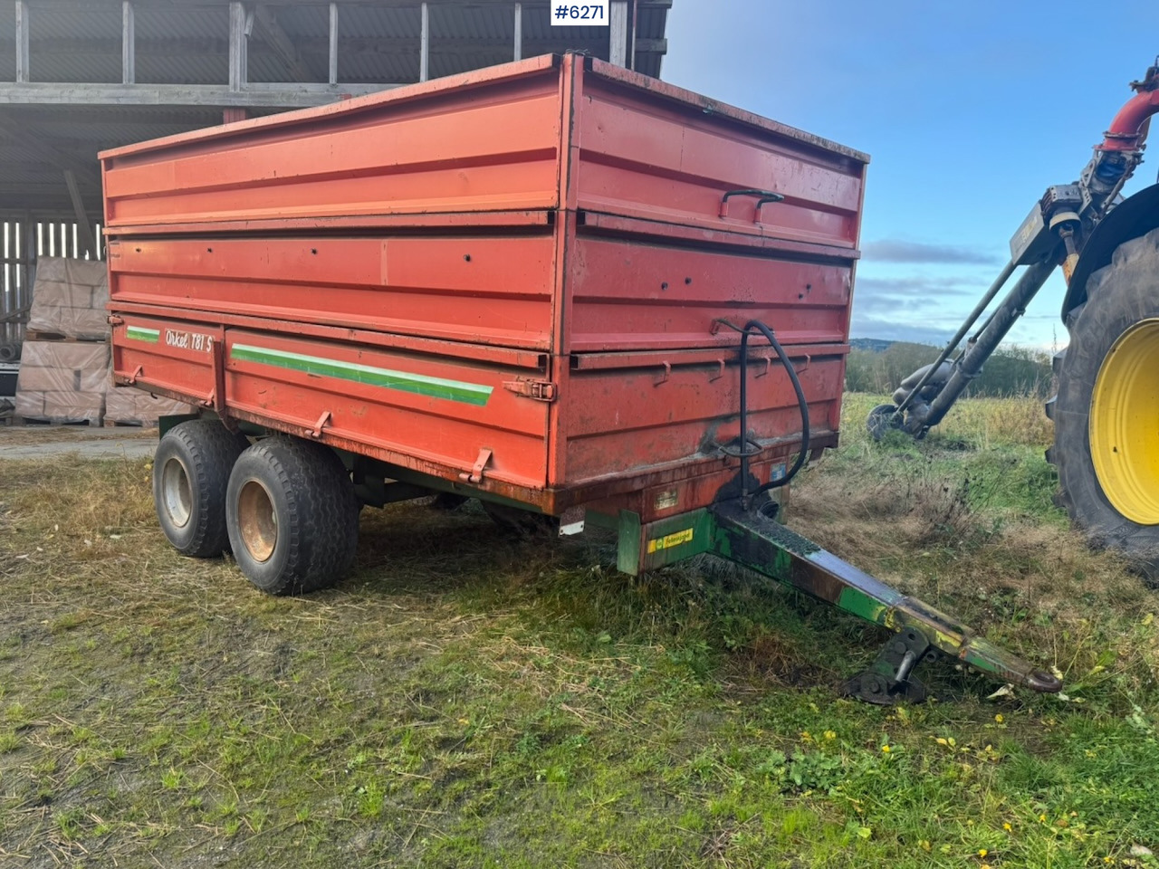 1991 Orkel T81 S - Remorque agricole: photos 1 1991 Orkel T81 S - Remorque agricole: photos 1