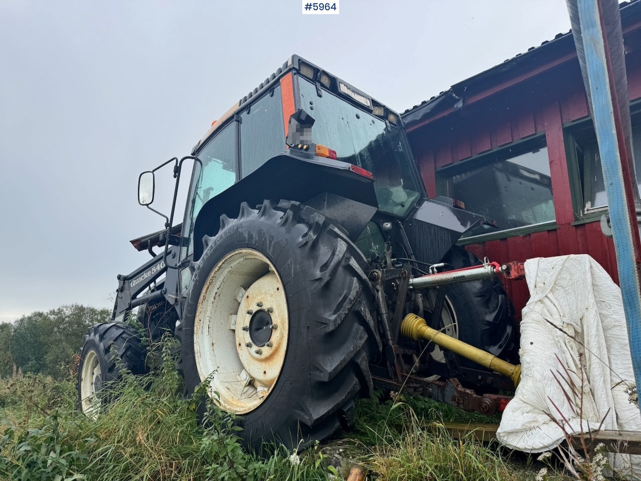 1991 Valmet 6100 Turbo with front loader and bucket - Tracteur agricole: photos 2 1991 Valmet 6100 Turbo with front loader and bucket - Tracteur agricole: photos 2