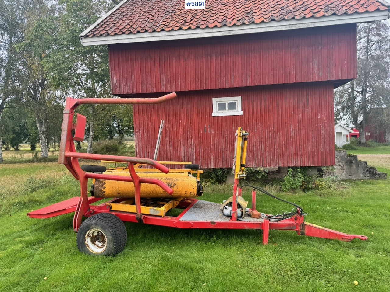 1997 Tellefsdal AW4000 round bale wrapper - Matériel de fenaison: photos 2 1997 Tellefsdal AW4000 round bale wrapper - Matériel de fenaison: photos 2