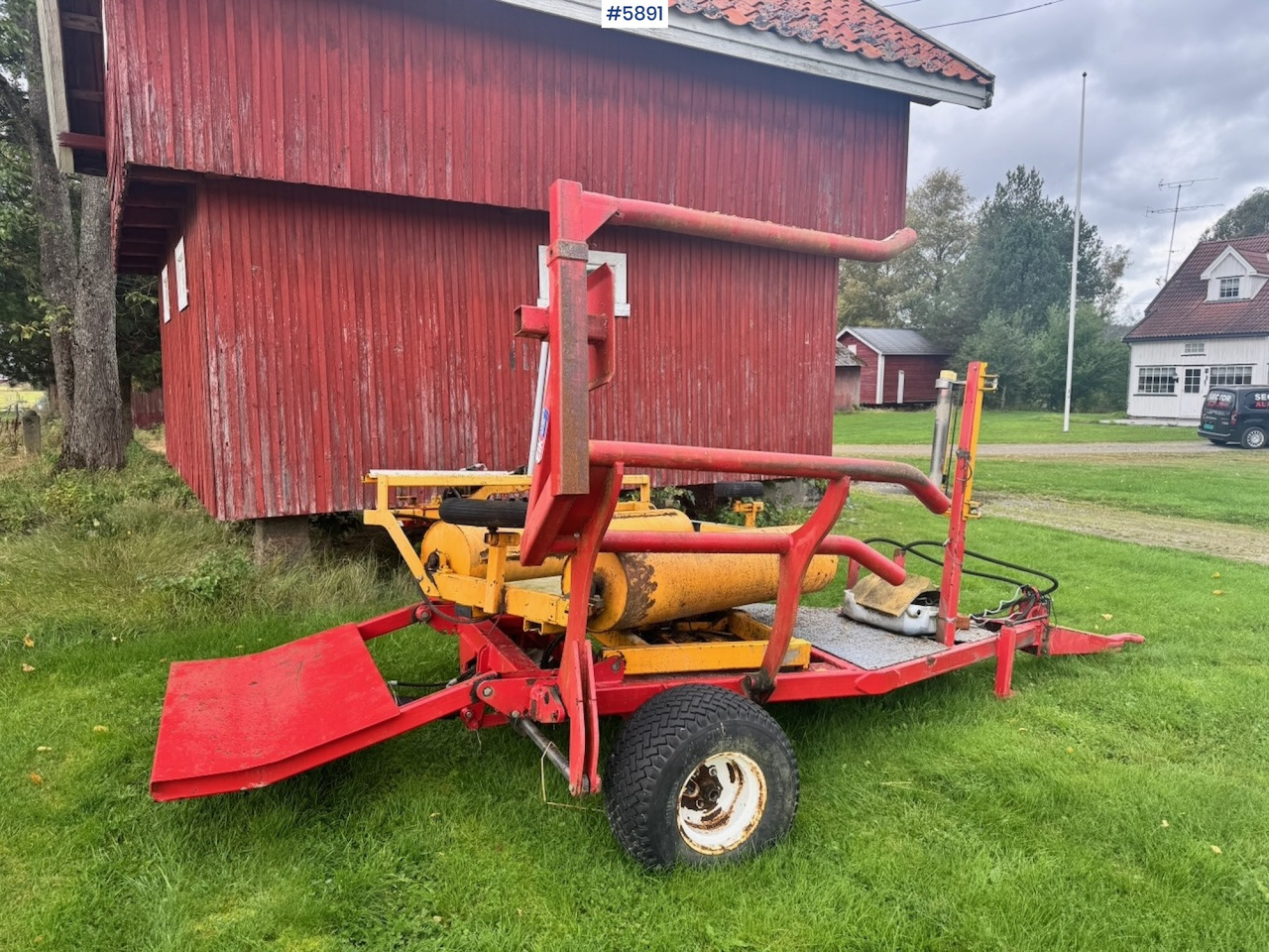 1997 Tellefsdal AW4000 round bale wrapper - Matériel de fenaison: photos 3 1997 Tellefsdal AW4000 round bale wrapper - Matériel de fenaison: photos 3
