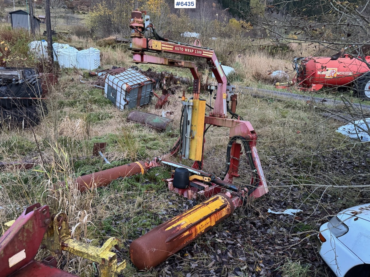 2001 Tellefsdal Auto Wrap 1300 Round bale wrapper. - Matériel de fenaison: photos 1 2001 Tellefsdal Auto Wrap 1300 Round bale wrapper. - Matériel de fenaison: photos 1