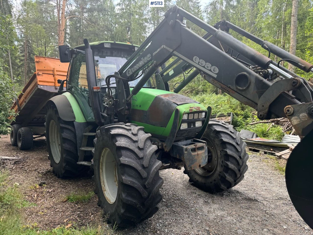 2004 Deutz-Fahr Agrotron TTV 1130 w/ front loader - Tracteur agricole: photos 1 2004 Deutz-Fahr Agrotron TTV 1130 w/ front loader - Tracteur agricole: photos 1
