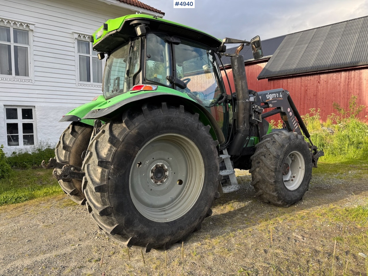 Tracteur agricole 2006 Deutz-Fahr Agrotron K90 w/front loader.: photos 6