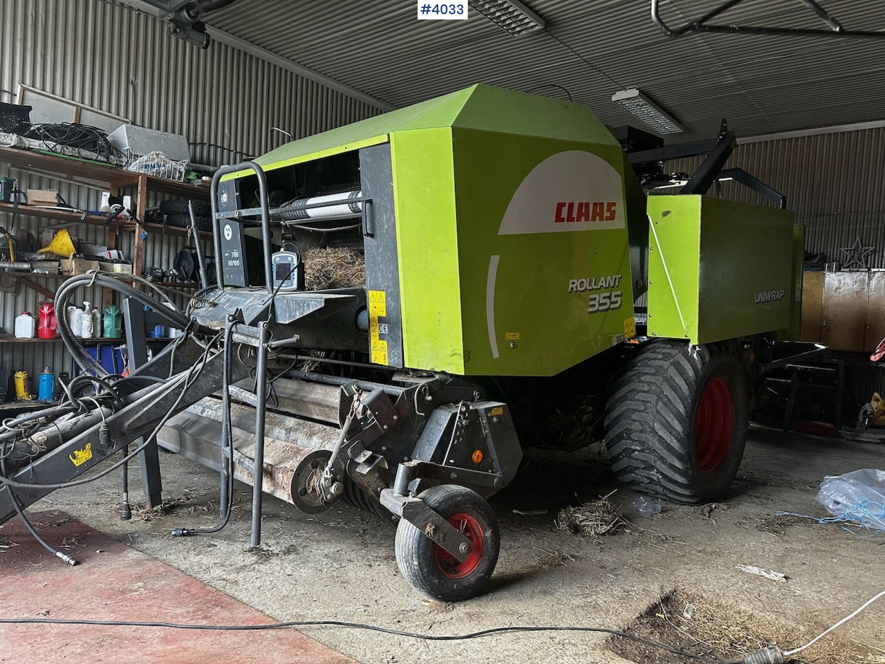 2008 Claas rollant 355 uniwrap round baler press - Matériel de fenaison: photos 3 2008 Claas rollant 355 uniwrap round baler press - Matériel de fenaison: photos 3