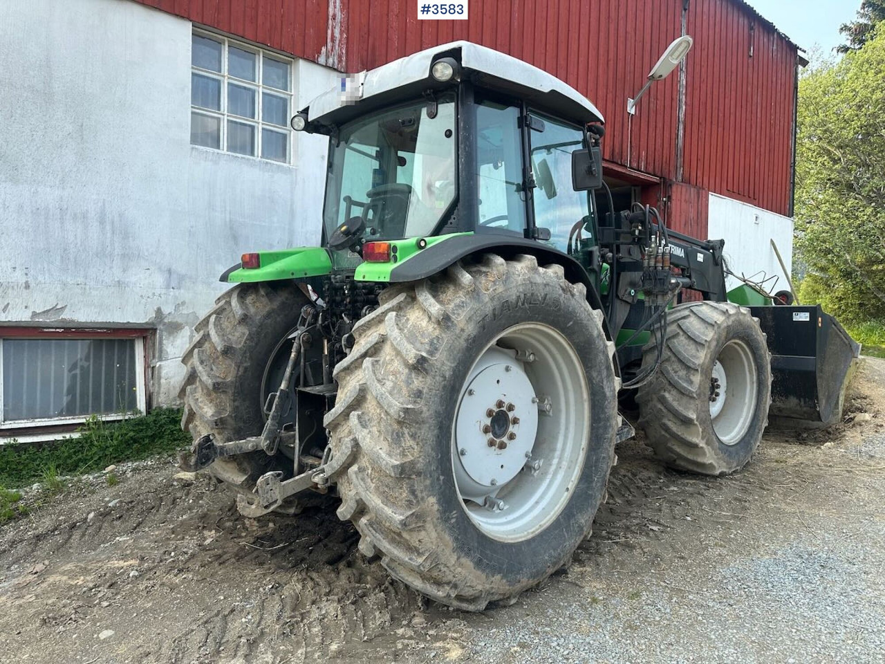 2008 Deutz-Fahr Agrofarm 100 traktor w/ Trima Front loader. See hours! - Tracteur agricole: photos 3 2008 Deutz-Fahr Agrofarm 100 traktor w/ Trima Front loader. See hours! - Tracteur agricole: photos 3