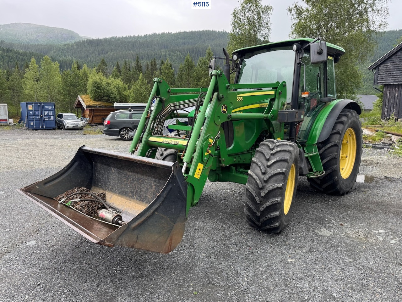 Tracteur agricole 2011 John Deere 5080 M m/frontlaster. Lite timer!: photos 38