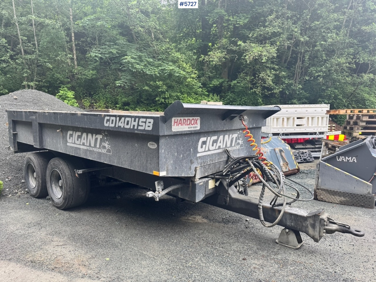 2022 Gigang Dumper trailer for tractor. - Benne agricole: photos 1 2022 Gigang Dumper trailer for tractor. - Benne agricole: photos 1