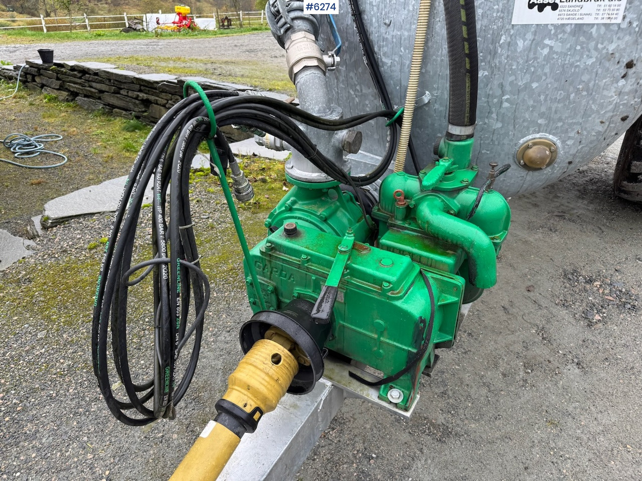 2024 Garcia C-60 6000 liter manure wagon w/ vacuum, combi and cannon. - Tonne à lisier: photos 5 2024 Garcia C-60 6000 liter manure wagon w/ vacuum, combi and cannon. - Tonne à lisier: photos 5